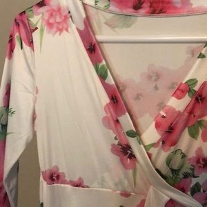 Never worn. Soft floral maxi.